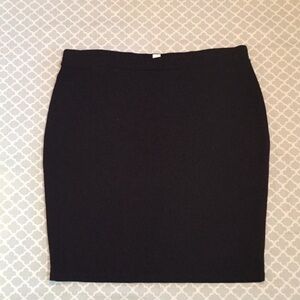 Old Navy Black Pencil Skirt 1X